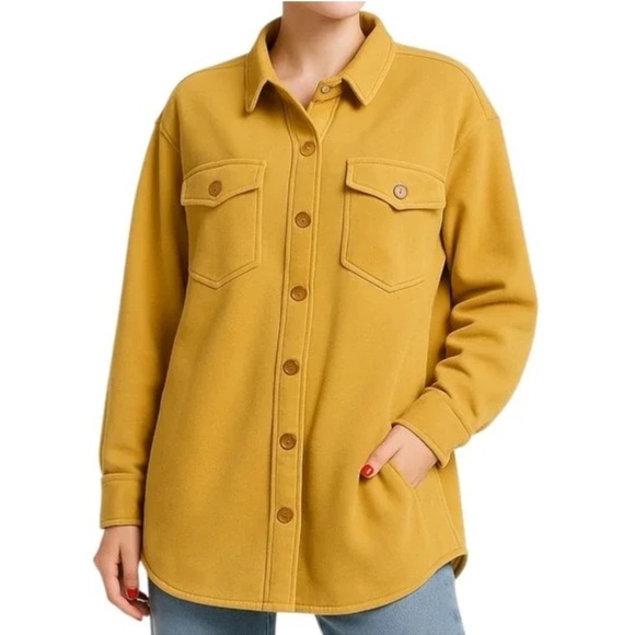 AVEC LES FILLES oversized shirt jacket - Picture 1 of 6